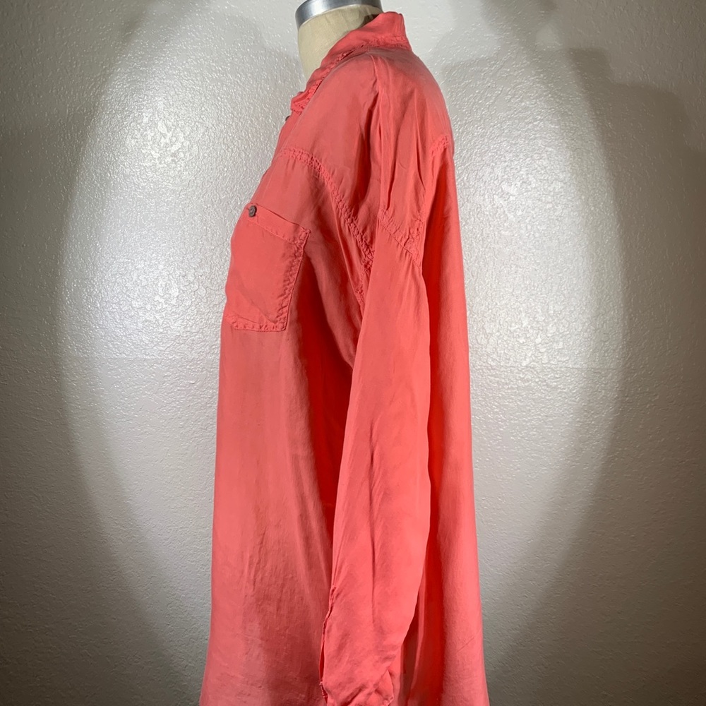 Pete & Greta by Johnny Was Silk Jansen Pocket Shirt S NWT - Picture 3 of 6